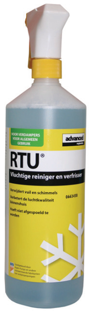 Reiniger en ontsmettingsmiddel RTU ECD 1ltr spray